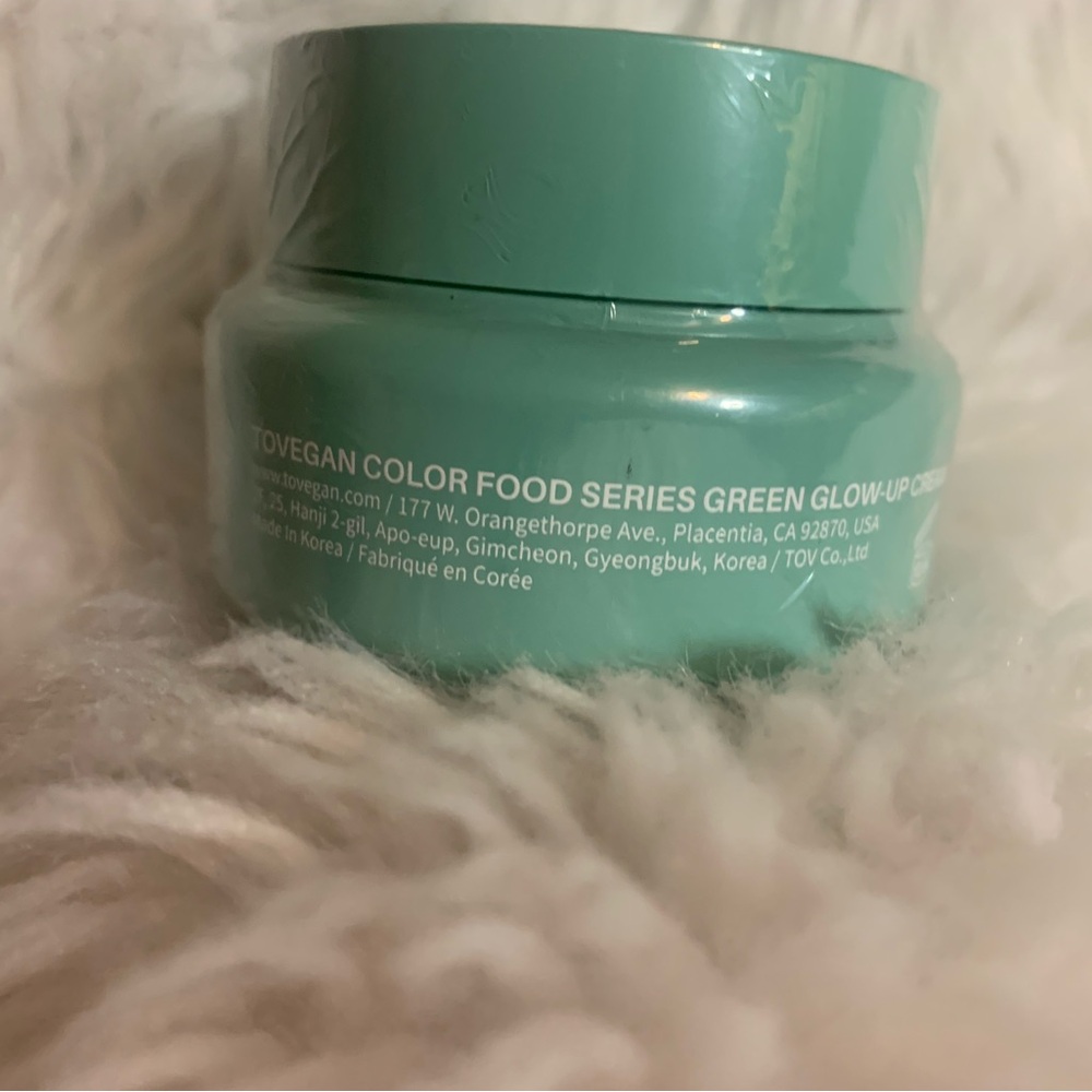TOVEGAN ladies SEALED green glow up cream, 1.69 ounces NIB - Picture 4 of 9